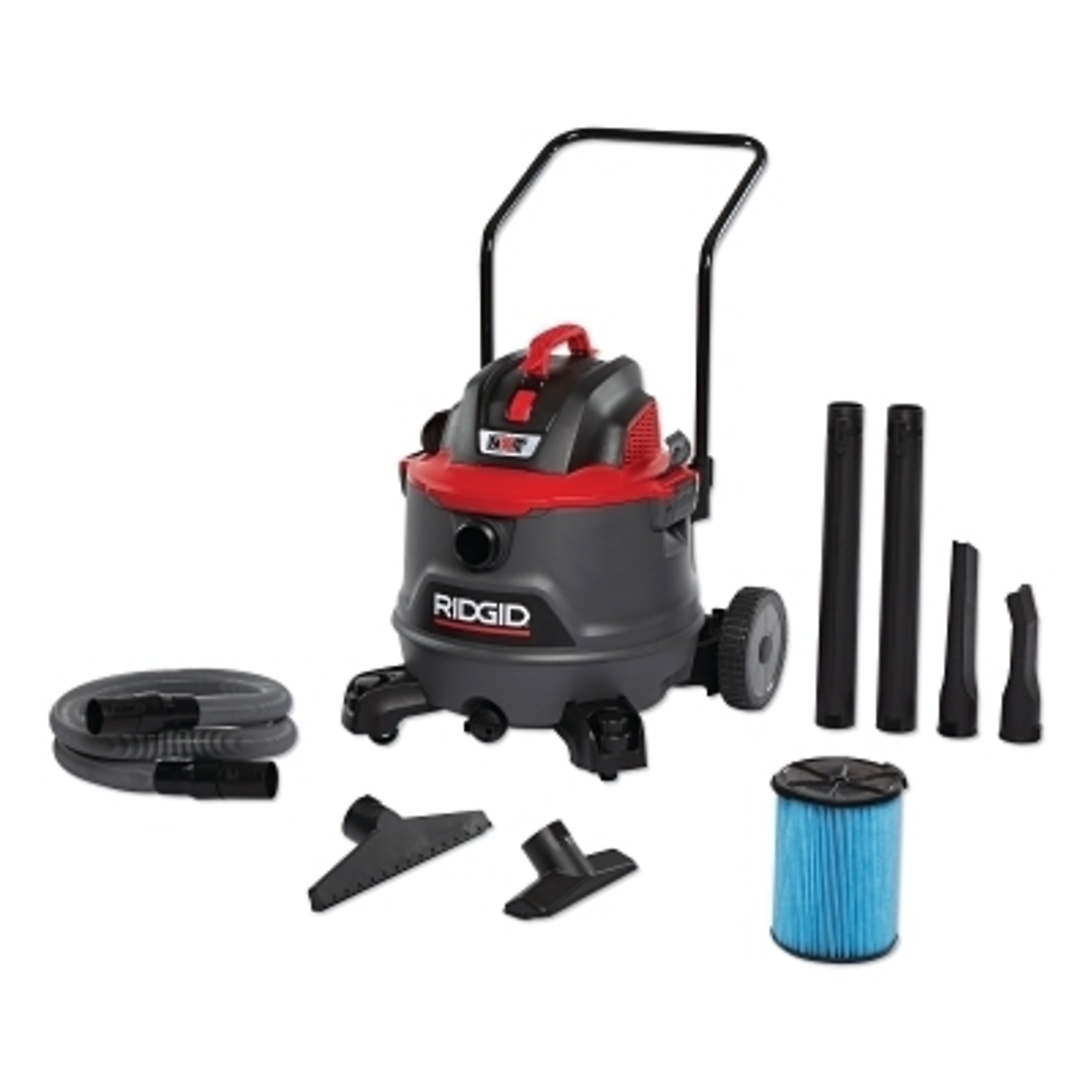Ridgid NXT Wet/Dry Vacuum — 14 Gal., 6.0 Peak HP, Large Rear Wheels, Model# 632-62718